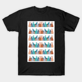 STOKE ON TRENT: COLOURED POT BANKS T-Shirt